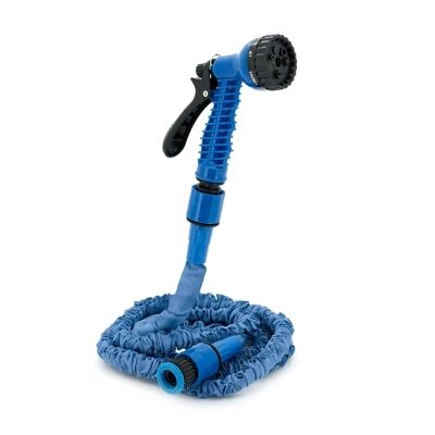 Поливочный шланг Voltronic , 2,5-7.5м/25ft, + распылитель, насадка на кран, Blue, Box (KY-75B)