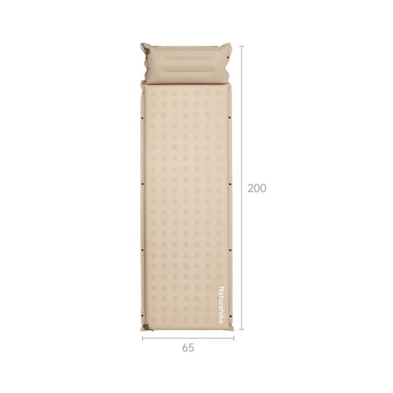 Туристический коврик Naturehike CNK2550WS025, вологостійкий, 200х65х3 см, зелений (6977465868817)