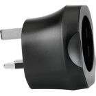 Переходник EU to UK 220V black Essager (ECTZH-YCC01-Z)