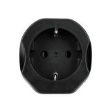 Переходник EU to UK 220V black Essager (ECTZH-YCC01-Z)