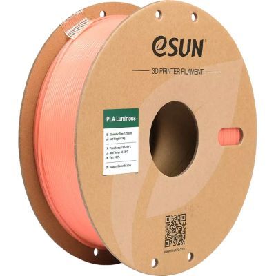 Пластик для 3D-принтера eSUN PLA- Luminous 1.75мм, 1кг, ORANGE (EPLA-LUMINOUS175LO1)