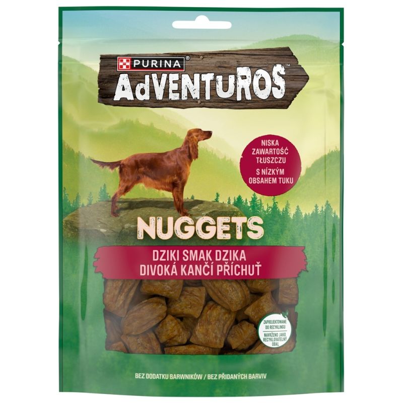 Лакомство для собак Purina AdVENTuROS Кусочки со вкусом дикого кабана 90 г (7613035516458)
