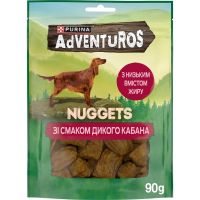Лакомство для собак Purina AdVENTuROS Кусочки со вкусом дикого кабана 90 г (7613035516458)