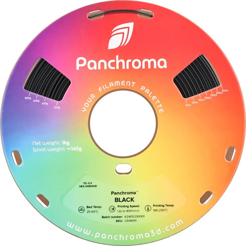 Пластик для 3D-принтера Polymaker PANCHROMA CoPE 1,75mm 1kg BLACK (CA14001)
