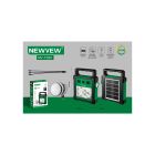 Ліхтар NEWVEW комплект NV-T260 Solar Panel 2400mAh (NWVW-NV-T260-GN)