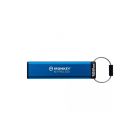 USB флеш накопитель Kingston 128GB IronKey Keypad 200 Type-C Encrypted Blue USB 3.2 (IKKP200C/128GB)