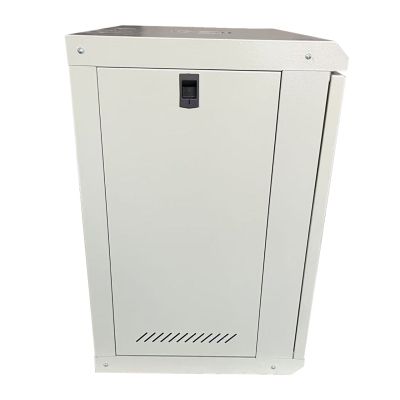 Шкаф настенный GEAR 12U 19" 600x450x650 мм, + полка 19", grey (GWMSN-12U-600-450G)