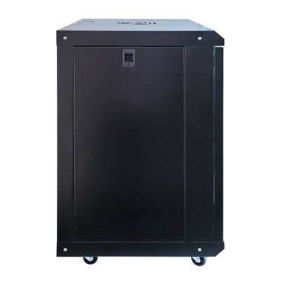 Шафа настінна GEAR 15U 19" 600x600x750 мм, + полка 19", black (GWMSN-15U-600-600)