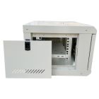 Шафа настінна GEAR 6U 19" 600x450x350 мм, + полка 19", grey (GWMSN-6U-600-450G)