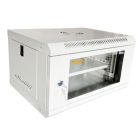 Шкаф настенный GEAR 6U 19" 600x600x300 мм, + полка 19", grey (GWMSN-6U-600-600G)
