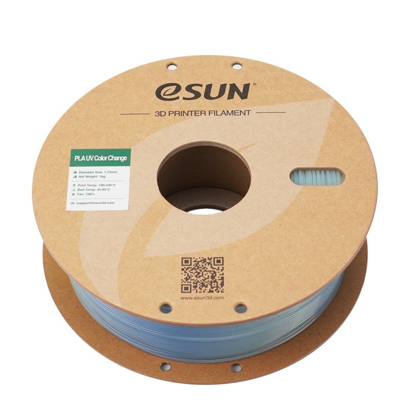 Пластик для 3D-принтера eSUN PLA UV 1,75mm 1kg Blue (PLA-UV CC175UV-U1P1)