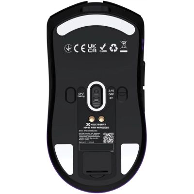 Мишка Hator Hellyberry HM47 Pro RGB Wireless/Bluetooth/USB Black/Violet (HM47PRO_black_violet)