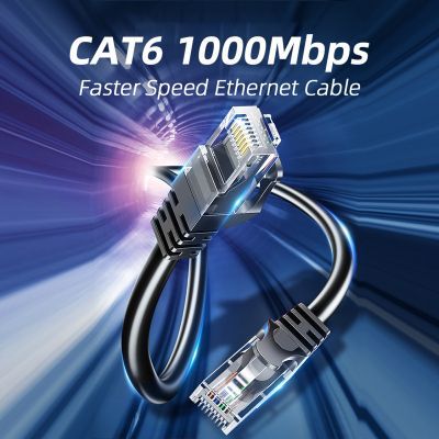 Патч-корд 15м UTP cat 6 RJ45 TopSpeed Ethernet Flat Cable Black Essager (EXCWXB-JSE01)