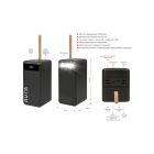 Батарея универсальная AURA NRG-P100 100000mAh 22.5W Black (PBANRG-P100B)