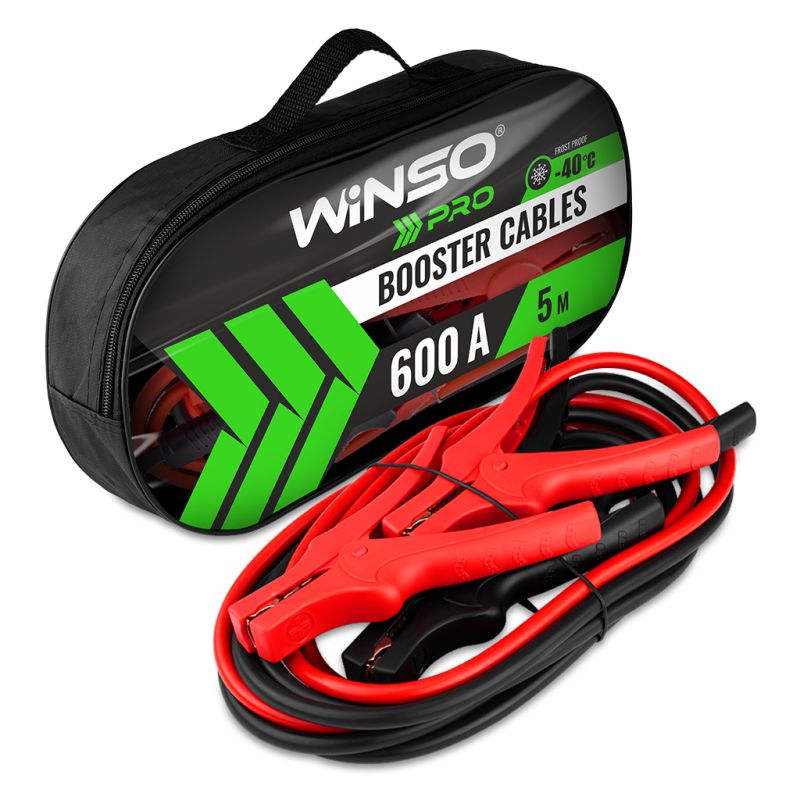 Дроти для запуску для автомобіля WINSO PRO сила стуму 600A, довжина 5м (138160)