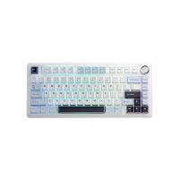 Клавиатура Aula F75 Pink Switch USB UA White (6978080504883)