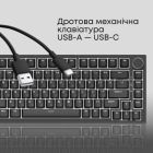 Клавіатура Ajazz AK820 Red Switch USB-C UA Black (AK820-R-B)