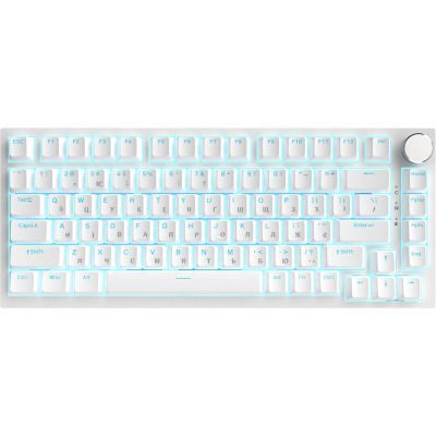 Клавиатура Ajazz AK820 Red Switch USB-C UA White (AK820-R-W)
