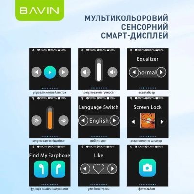 Навушники BAVIN BAVIN-81 Hi-Res LCD Tough White (HB-BA-81-WH)
