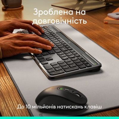 Клавиатура Logitech Slim Solar+ Bluetooth Graphite (920-013764)