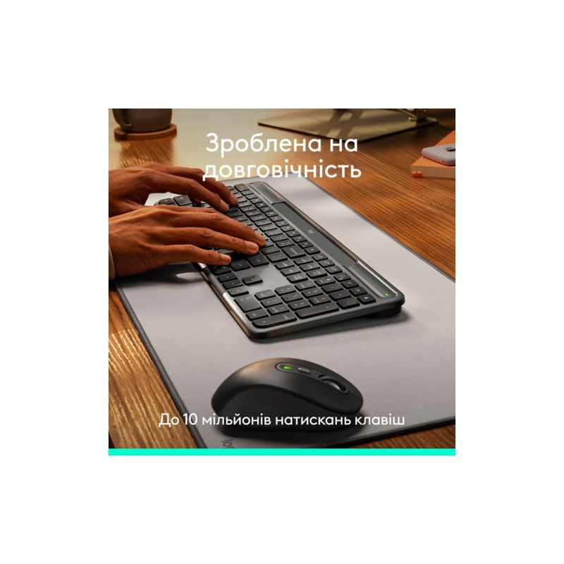 Клавиатура Logitech Slim Solar+ Bluetooth Graphite (920-013764)