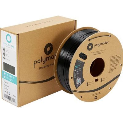 Пластик для 3D-принтера Polymaker ABS POLYLITE 1,75mm 1kg Black (PE01001)