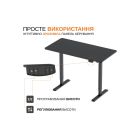 Компьютерный стол ITechMount с регулируемой высотой черный (MT12BB)