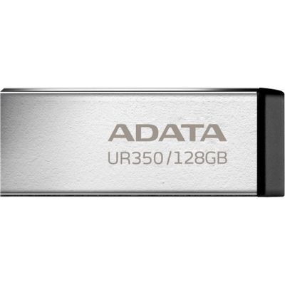 USB флеш накопитель ADATA 128GB UR 350 Silver/Black USB 3.2 (UR350-128G-RSR/BK)