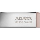 USB флеш накопичувач ADATA 64GB UR 350 Silver/Beige USB 3.2 (UR350-64G-RSR/BG)