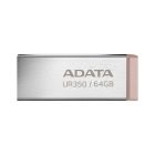 USB флеш накопичувач ADATA 64GB UR 350 Silver/Beige USB 3.2 (UR350-64G-RSR/BG)