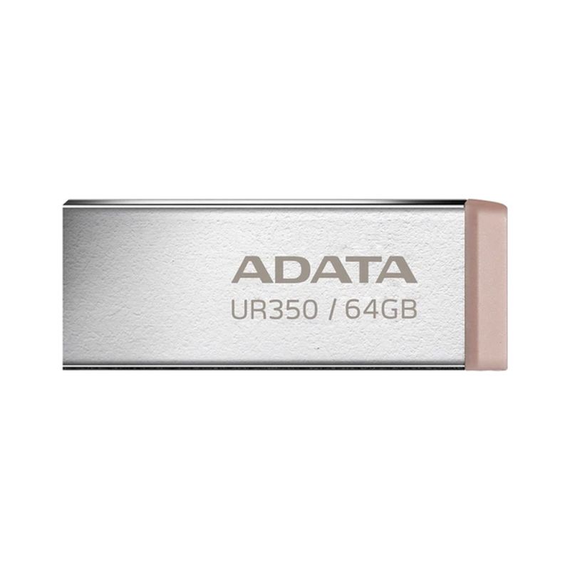 USB флеш накопичувач ADATA 64GB UR 350 Silver/Beige USB 3.2 (UR350-64G-RSR/BG)