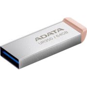 USB флеш накопичувач ADATA 64GB UR 350 Silver/Beige USB 3.2 (UR350-64G-RSR/BG)