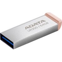 USB флеш накопичувач ADATA 64GB UR 350 Silver/Beige USB 3.2 (UR350-64G-RSR/BG)