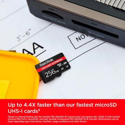 Карта пам\'яті SanDisk 256GB microSDXC class 10 UHS-I U3 A1 Express (SDSQXFN-256G-GN4NN)