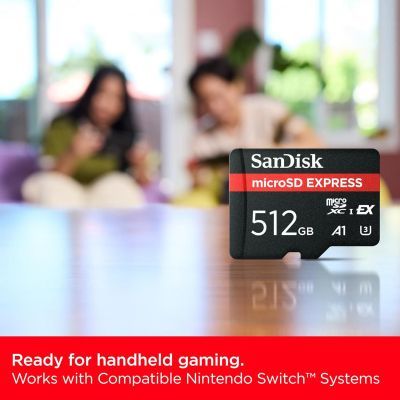 Карта пам\'яті SanDisk 512GB microSDXC class 10 UHS-I U3 A1 Express (SDSQXFN-512G-GN4NN)