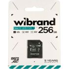 Карта памяти Wibrand 256GB microSD class 10 UHS-I U3 (WICDHU3/256GB-A)
