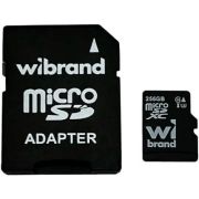 Карта памяти Wibrand 256GB microSD class 10 UHS-I U3 (WICDHU3/256GB-A)