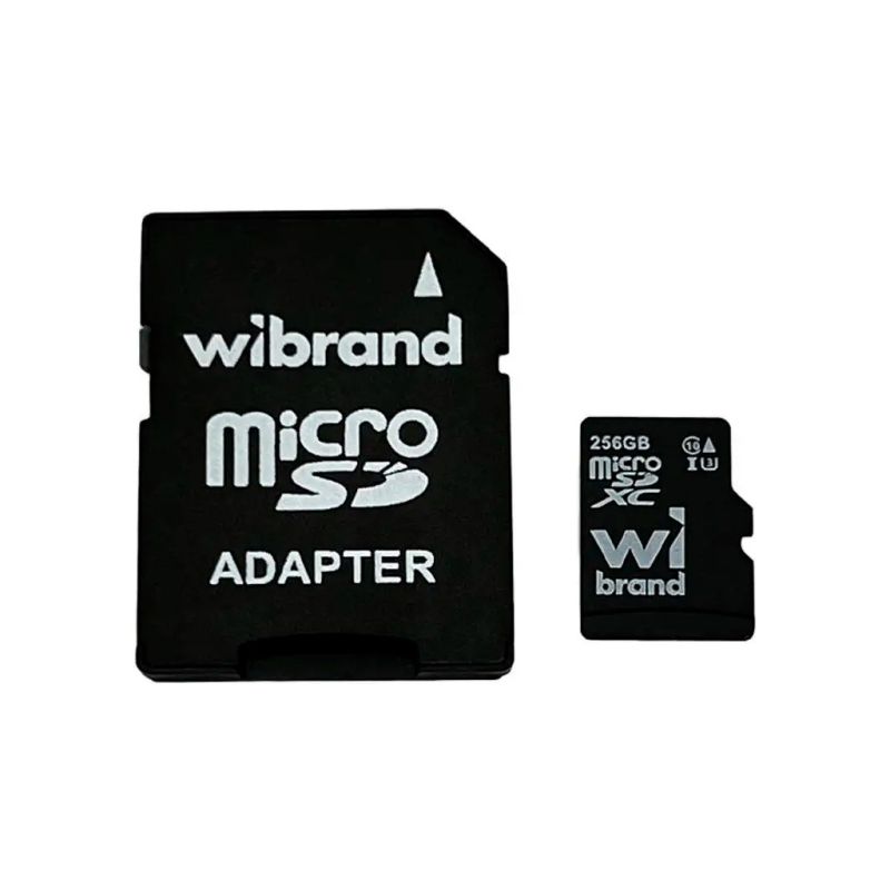 Карта памяти Wibrand 256GB microSD class 10 UHS-I U3 (WICDHU3/256GB-A)