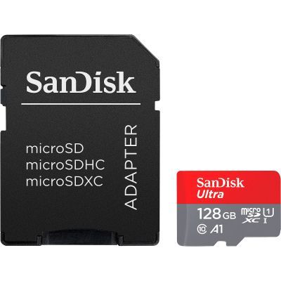 Карта пам\'яті SanDisk 128GB microSD class 10 UHS-I A1 Ultra (SDSQUAB-128G-GN6IA)