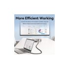 Кабель мультимедійний HDMI M to HDMI M 0.5m V2.0 4K60Hz braided zinc alloy black Vention (ALMBD)