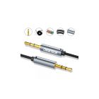 Кабель мультимедийный 3.5mm M to 3.5mm M 1.2m Choetech (AUX002)