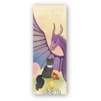 Закладки для книг Люцинка "Дракон та кошеня. Метелик" 1 шт. (ЛК000000160) (2000000000160)