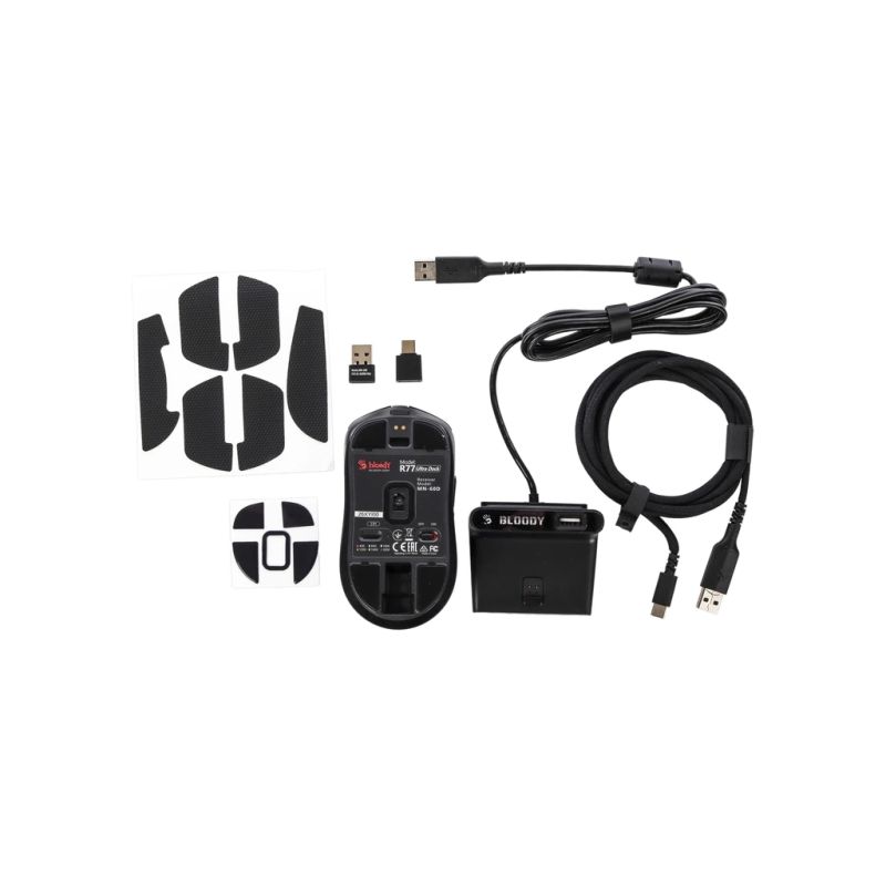 Мышка A4Tech Bloody R77 Ultra Wireless Dock Black (4711421003575)