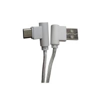 Дата кабель USB 2.0 AM to USB-C 1.0m 2.4A 90° corner white XoKo (XK-CTC-001-WH)