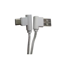 Дата кабель USB 2.0 AM to USB-C 1.0m 2.4A 90° corner white XoKo (XK-CTC-001-WH)