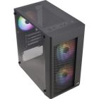 Корпус для ПК AeroCool Hexform-G-BK-v2 Black 600W (ACCX-PV38004.11)