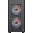 Корпус для ПК AeroCool Hexform-G-BK-v2 Black 600W (ACCX-PV38004.11)