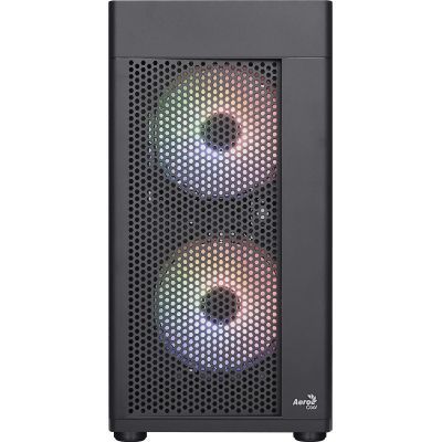 Корпус для ПК AeroCool Hexform-G-BK-v2 Black 600W (ACCX-PV38004.11)