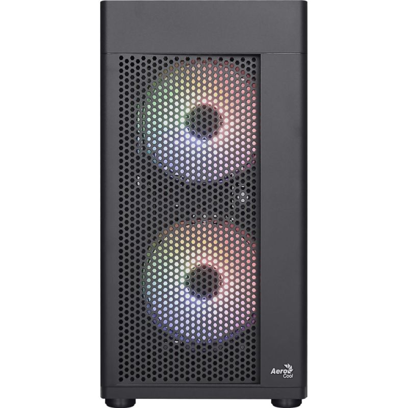 Корпус для ПК AeroCool Hexform-G-BK-v2 Black 600W (ACCX-PV38004.11)