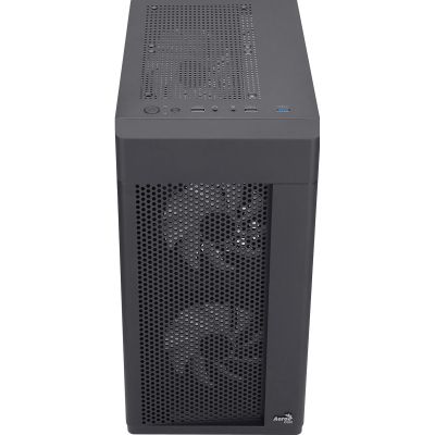 Корпус для ПК AeroCool Hexform-G-BK-v2 Black 600W (ACCX-PV38004.11)